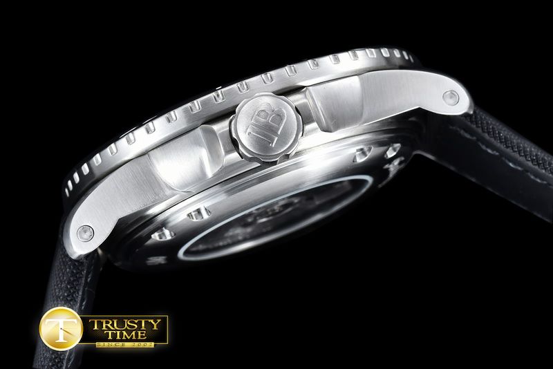 블랑팡 500 Fathoms SS/LE White Dial Num MY9015 -BLP024C