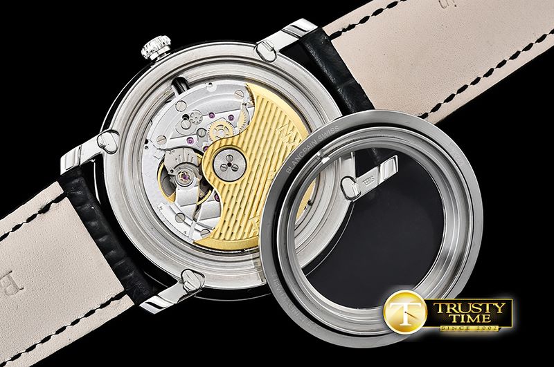 블랑팡 Villeret Complications SS/LE Wht/Num OMF Miyota 9015 -BLP055B