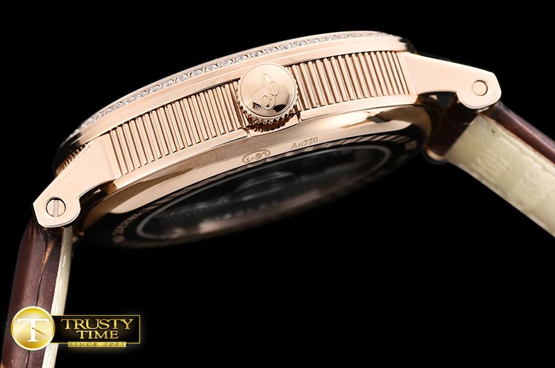 브레게 Breguet Classique MoonPhase Diam RG/LE White MY9015 Mod -BRE071B