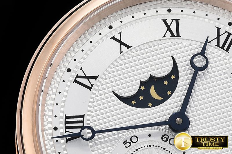 브레게 Classique MoonPhase Ref.3300 RG/LE White MY9015 Mod -BRE082