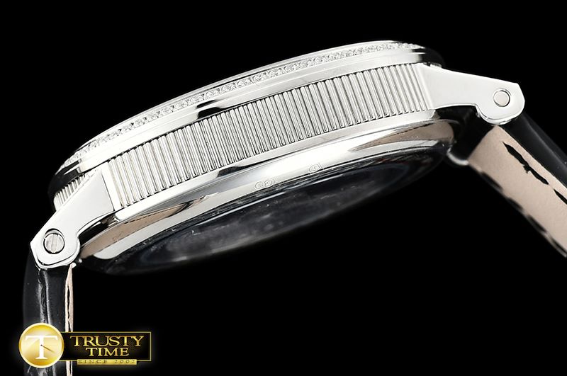 브레게 Classique MoonPhase Ref.3300 Diam SS/LE Wht MY9015 Mod -BRE083A