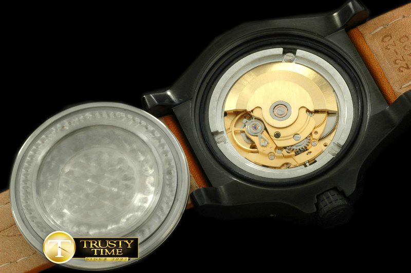 브라이틀링 Seawolf PVD/LE Blk/Ylw Stick Asian 2836 -BSW0241