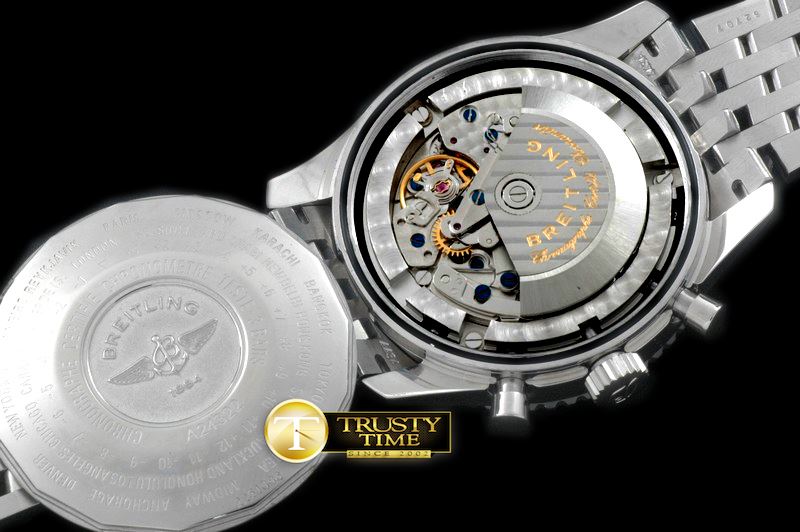 브라이틀링 Navitimer World SS/SS Blue A7750 -BSW0245C
