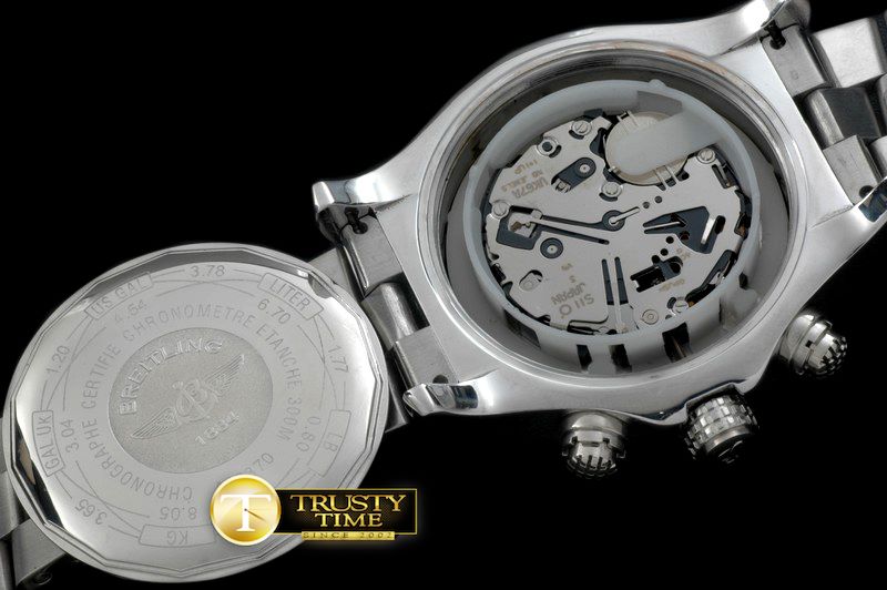 브라이틀링 Super Avenger SS/SS White Num Jap OS20 -BSW0259C