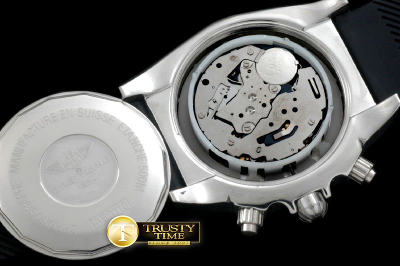 브라이틀링 Chronomat B01 SS/RU Blue Stick Jap OS20 Qtz -BSW0268C