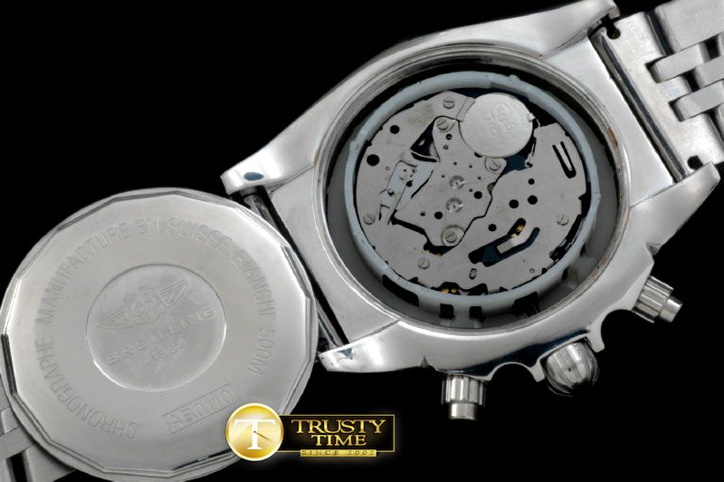 브라이틀링 Chronomat B01 SS/RU Brown Stick Jap OS20 Qtz -BSW0270G