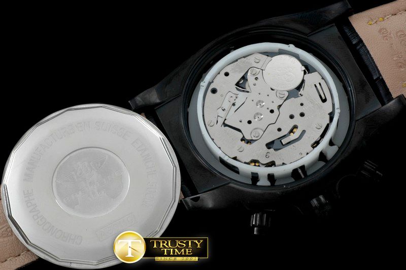 브라이틀링 Chronomat B01 PVD/RU Blue/Yellow Stick Jap OS20 Qtz -BSW0275A