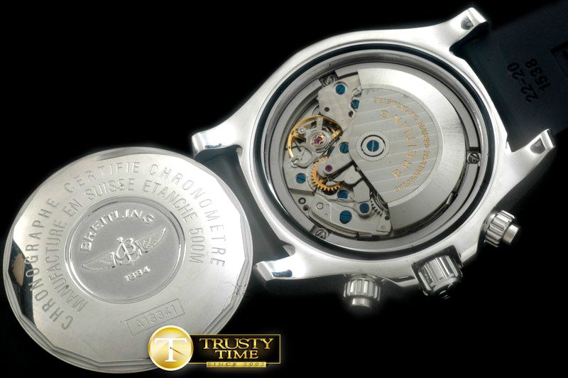 브라이틀링 Superocean Abyss 44 SS/RU Blk/Wht A7750 -BSW0305A