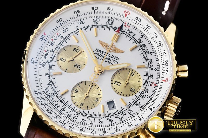 브라이틀링 Navitimer RG/LE White Sticks A7750 -BSW0309