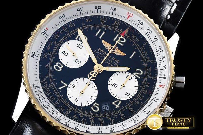 브라이틀링 Navitimer RG/SS/LE Blue Num A7750 -BSW0310