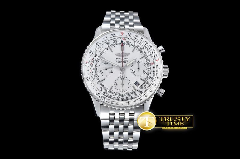 브라이틀링 Navitimer SS/SS White Sticks A7750 -BSW0313C