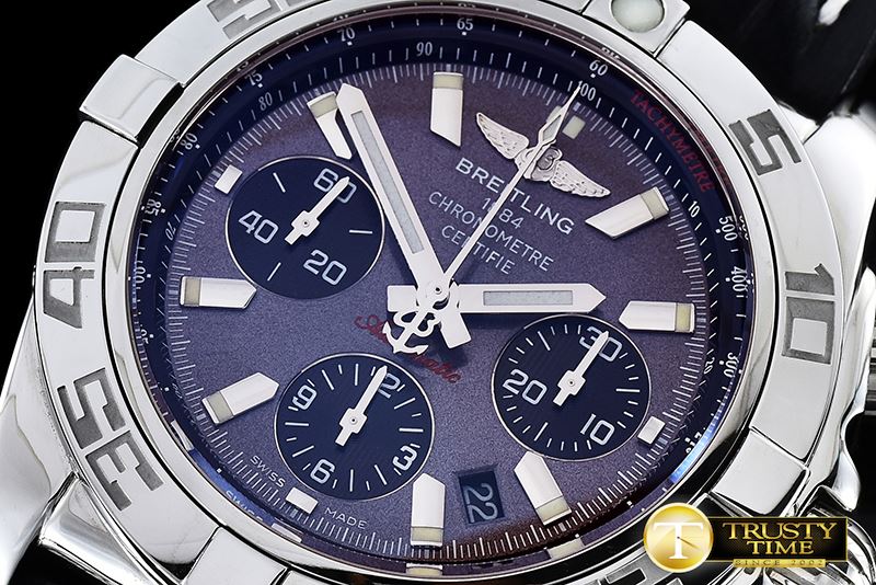 브라이틀링 Chronomat B01 SS/SS Gray Sticks A7750 28800bph JF -BSW0317B