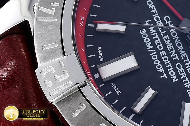 브라이틀링 Avenger II GMT SS/LE Black Stick A2836 -BSW0318