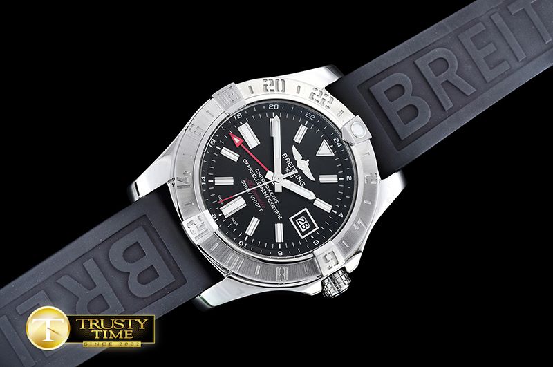 브라이틀링 Avenger II GMT A3239011 SS/RU Black GF A2836 -BSW0336B