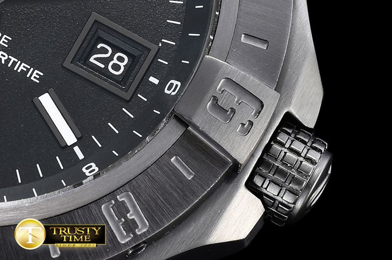 브라이틀링 Avenger II GMT BlackSteel DLC/TI/NY Black GF A2836 -BSW0336D