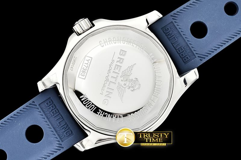 브라이틀링 SuperOcean 44 Stainless SS/RU Blue/Stk GF Asia 2824 -BSW0359C