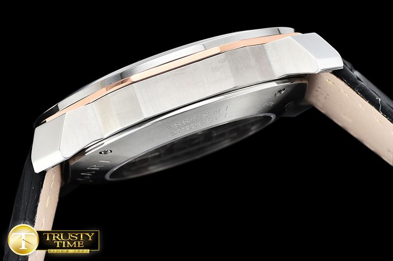 불가리 Octo Solotempo Automatic RG/SS/LE Black Asia 23J Mod -BVG0069C