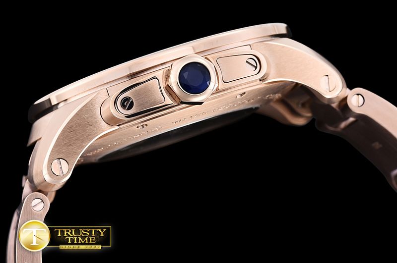 까르띠에 Cartier De Calibre RG/RG Black JF Miyota 8205 -CAR0363A