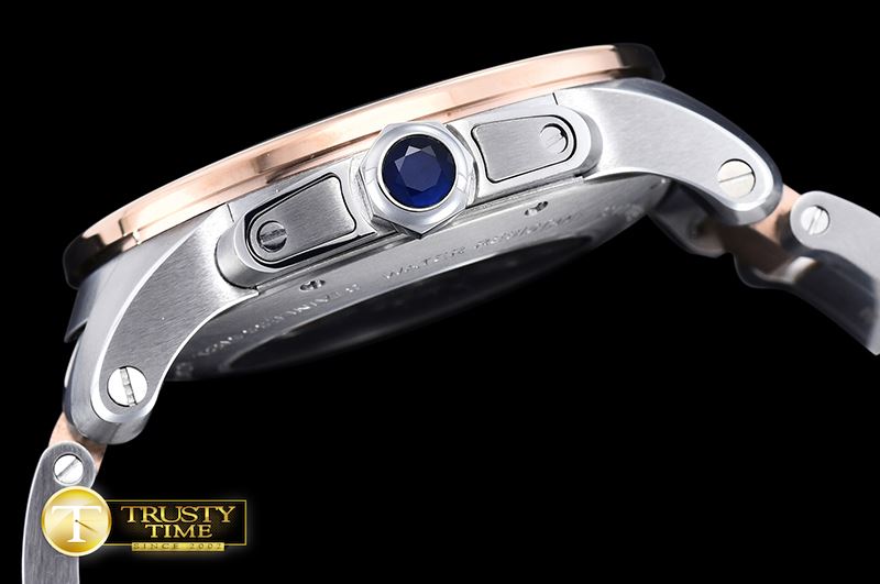 까르띠에 Cartier De Calibre RG/SS Black JF Miyota 8205 -CAR0364B