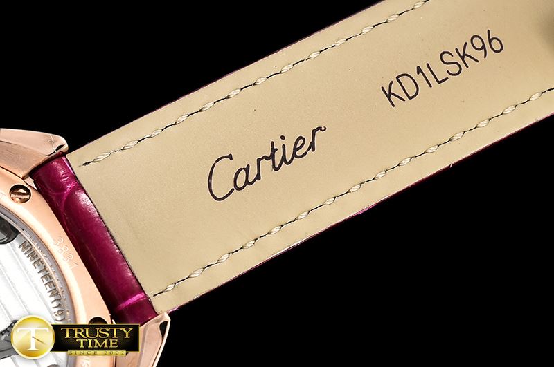 까르띠에 Cle De Cartier Tourb Ladies RG/LE White Asia HW Tourb -CAR0395A