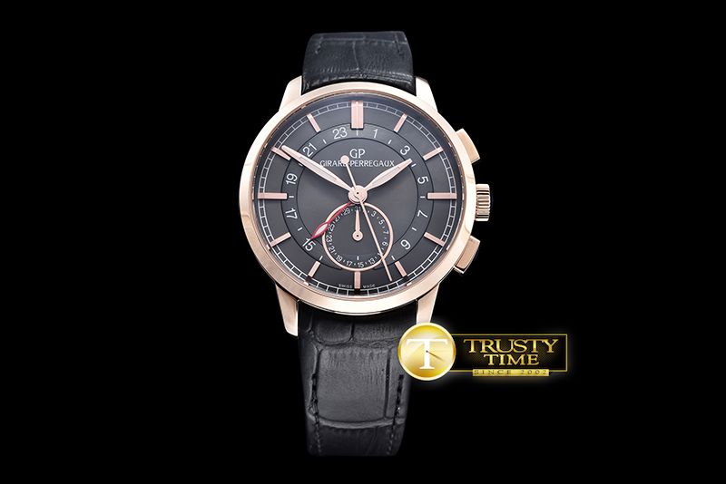 제라 페리고 1966 Dual Time RG/LE Black Asia 23J Mod -GP007A