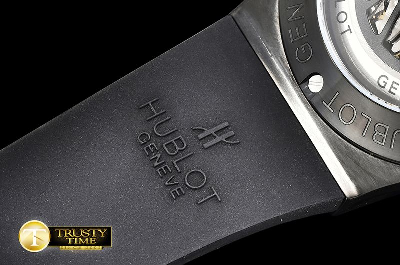위블로 Fusion Bang 45mm Chrono PVD/RU Black A7750 Secs @ 3 -HUB0359A