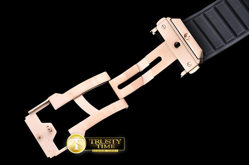 위블로 King Power Foudroyante 48mm CER/RG/RU Black Asia 7750 -HUB0367
