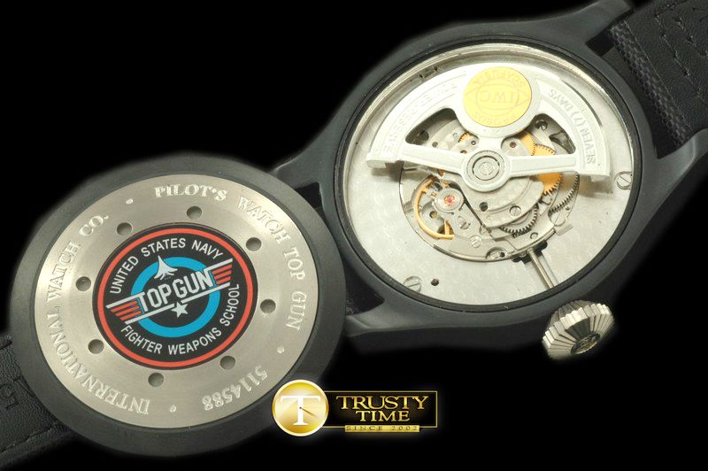 IWC Big Pilot 5019 Boutique CER/NY Blk/Green Asian 23J -IWC0208B