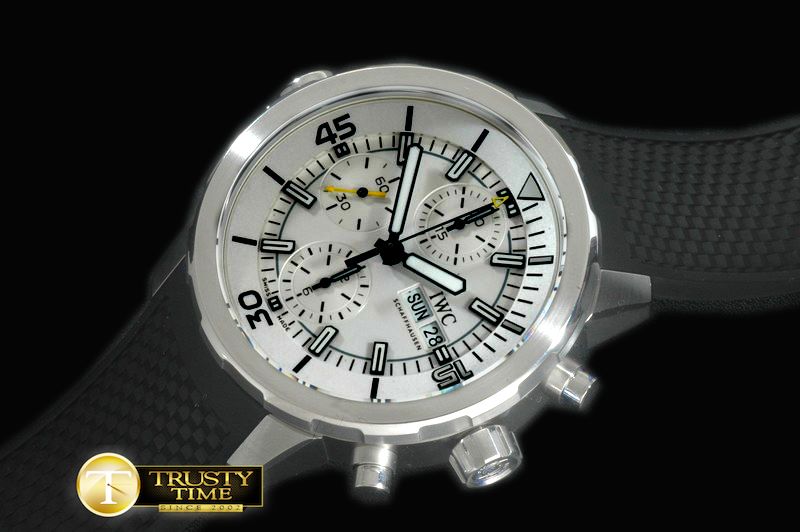 IWC 2014 Aquatimer Cousteau Diver SS/RU White A7750 -IWC0272A