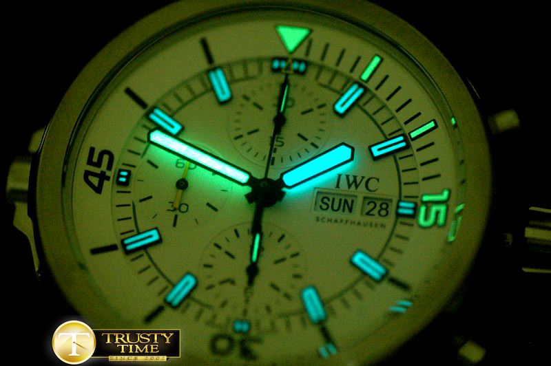 IWC 2014 Aquatimer Cousteau Diver SS/RU White A7750 -IWC0272A