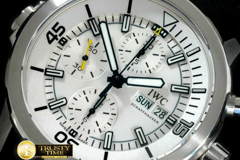 IWC 2014 Aquatimer Cousteau Diver SS/RU White A7750 -IWC0272A