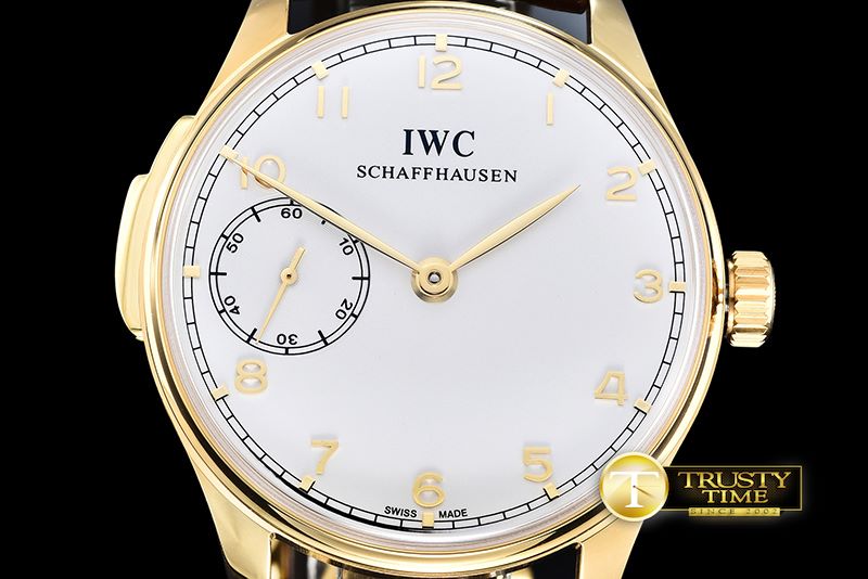 IWC Portuguese Min. Repeater YG/LE Wht Rail Asia 23J YLF -IWC0335B