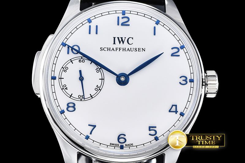 IWC Portuguese Min. Repeater SS/LE Wt Blue Asia 23J YLF -IWC0335C