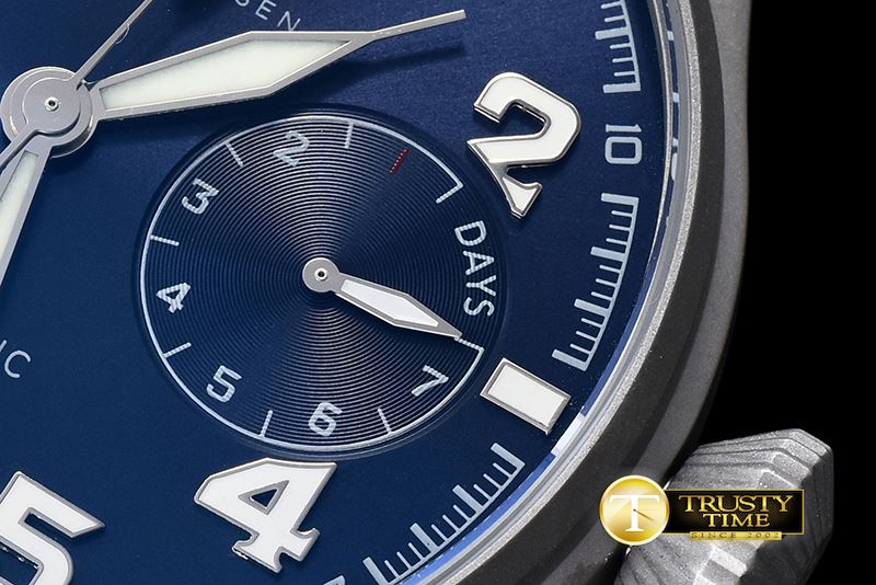 IWC Big Pilot LPP SandBlasted SS/NY Blue YLF A521111 -IWC0340B