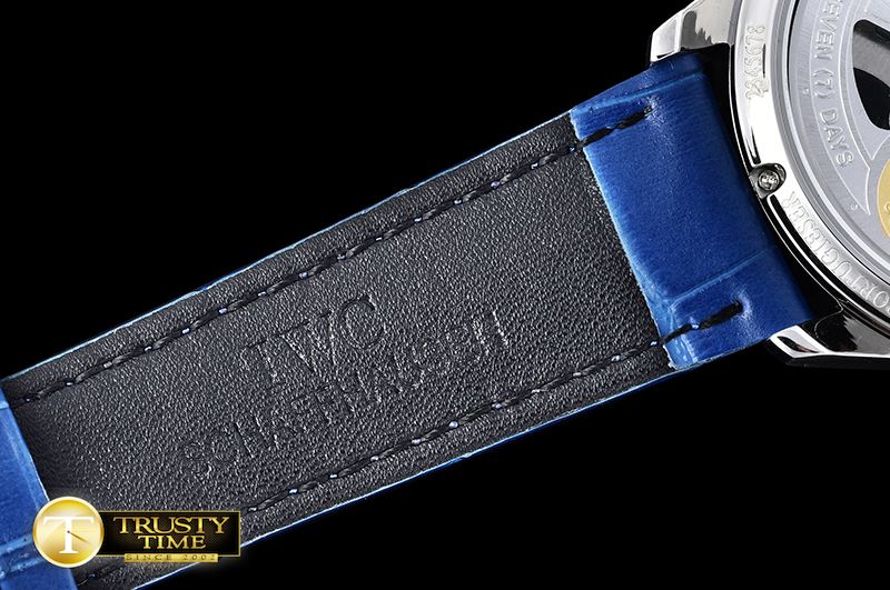 IWC Portugese Mystere Tourbillon SS/LE Blue Asia 21J -IWC0342C