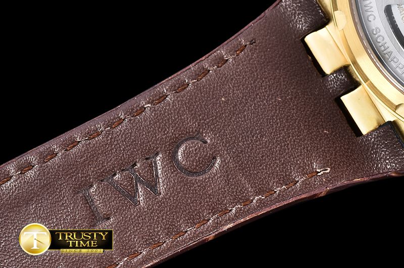 IWC Ingenieur Jumbo YG/LE White/Gold Asia 51113 Mod -IWC0356A