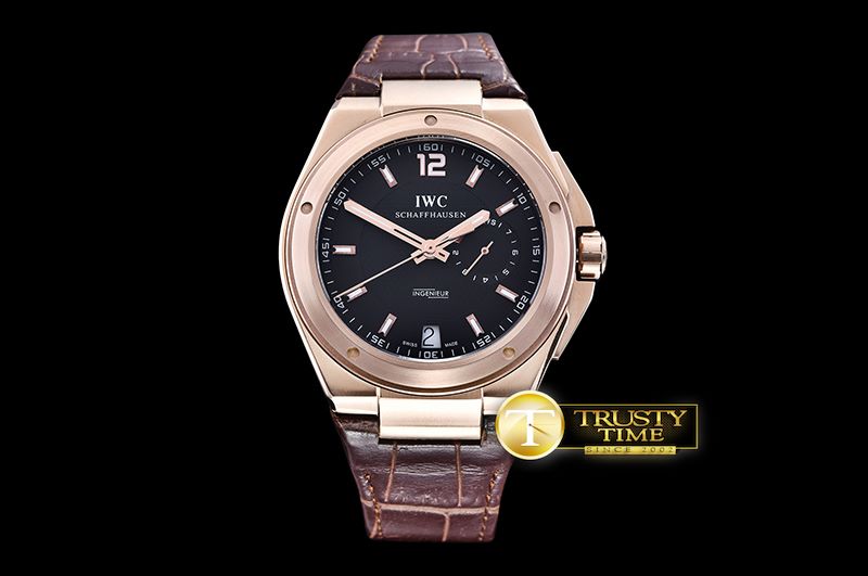 IWC Ingenieur Jumbo RG/LE Black/RG Asia 51113 Mod -IWC0356F