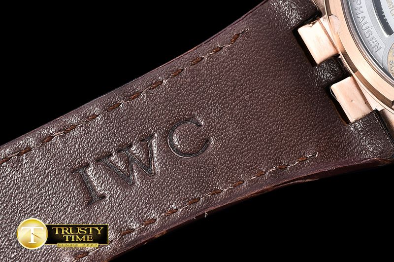 IWC Ingenieur Jumbo RG/LE Black/RG Asia 51113 Mod -IWC0356F
