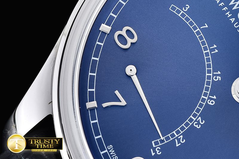 IWC Portugese Mystere Tourbillon SS/LE Blue YLF Tourb -IWC0364B