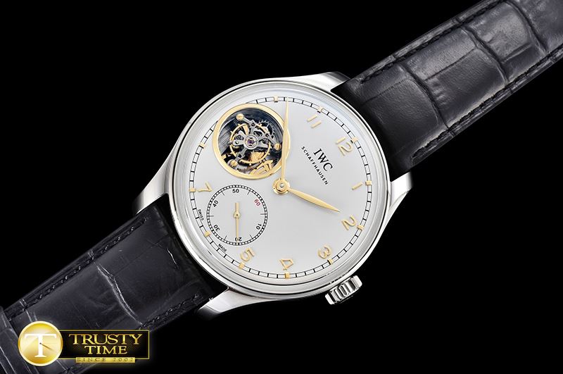 IWC Portugese Tourbillon SS/LE White/Gold Num YLF Tourb -IWC0367C