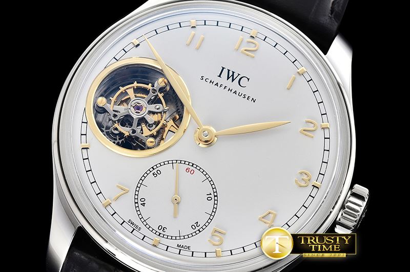 IWC Portugese Tourbillon SS/LE White/Gold Num YLF Tourb -IWC0367C