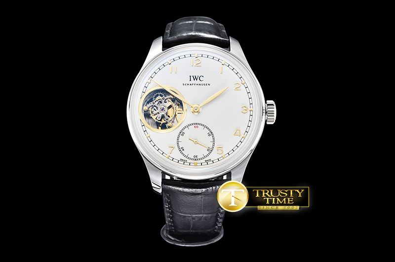 IWC Portugese Tourbillon SS/LE White/Gold Num YLF Tourb -IWC0367C