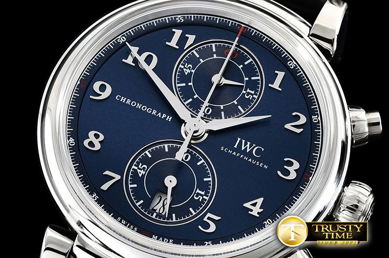 IWC Da Vinci Chrono Laureus Ed SS/LE Blue ZF Asia 89361 -IWC0396