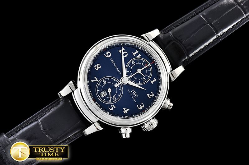 IWC Da Vinci Chrono Laureus Ed SS/LE Blue ZF Asia 89361 -IWC0396