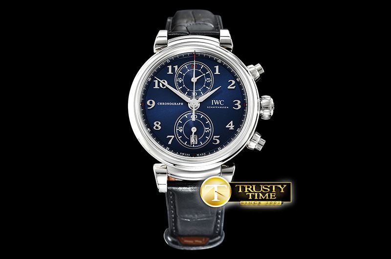 IWC Da Vinci Chrono Laureus Ed SS/LE Blue ZF Asia 89361 -IWC0396