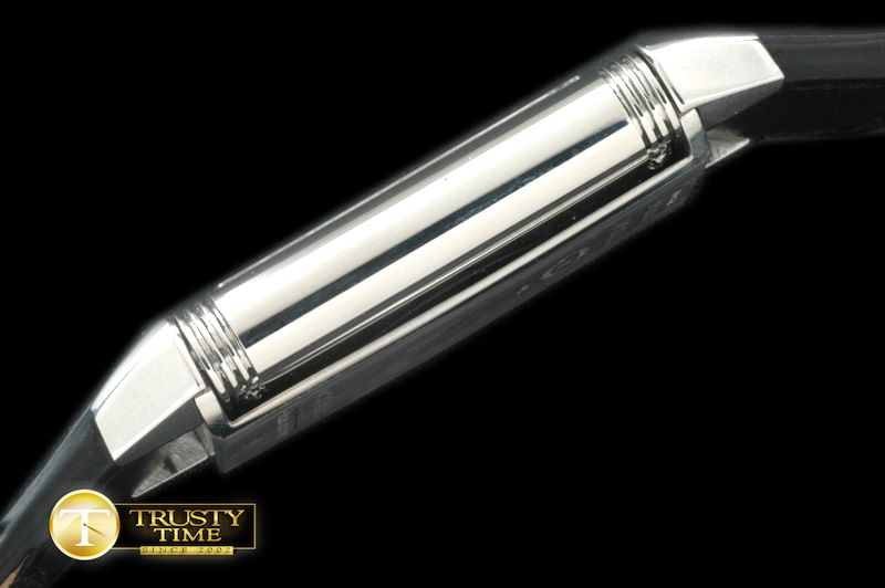 예거 르쿨트르 Reverso Classique SS/LE Green Stk Jap Qtz -JL079I
