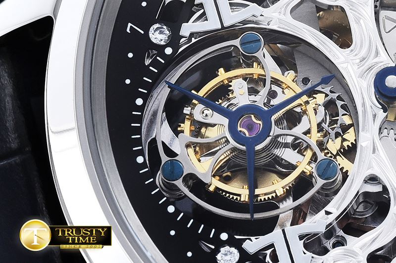 예거 르쿨트르 Master Skeleton Tourbillon SS/LE Blk Flying Tourbillon -JL092A