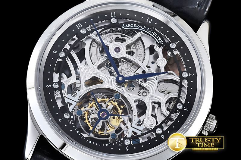 예거 르쿨트르 Master Skeleton Tourbillon SS/LE Blk Flying Tourbillon -JL092A