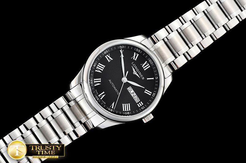 론진 Master Collection DayDate SS/SS LGF Black/Roman A2836 -LON017A