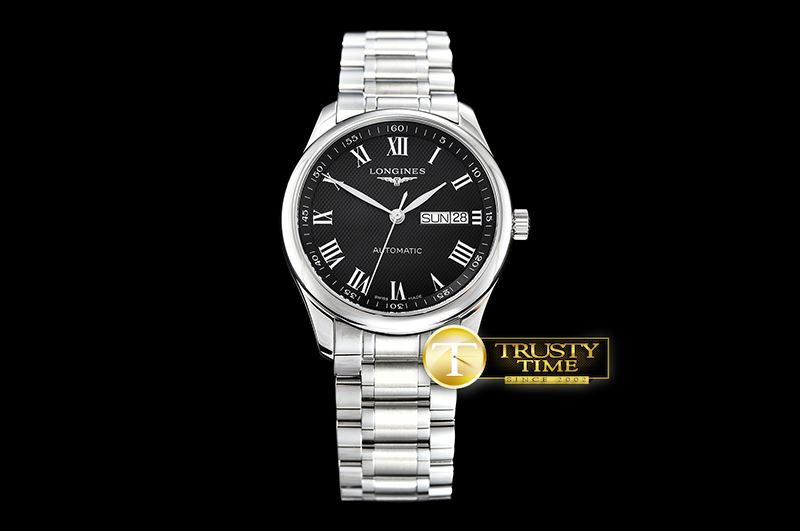 론진 Master Collection DayDate SS/SS LGF Black/Roman A2836 -LON017A
